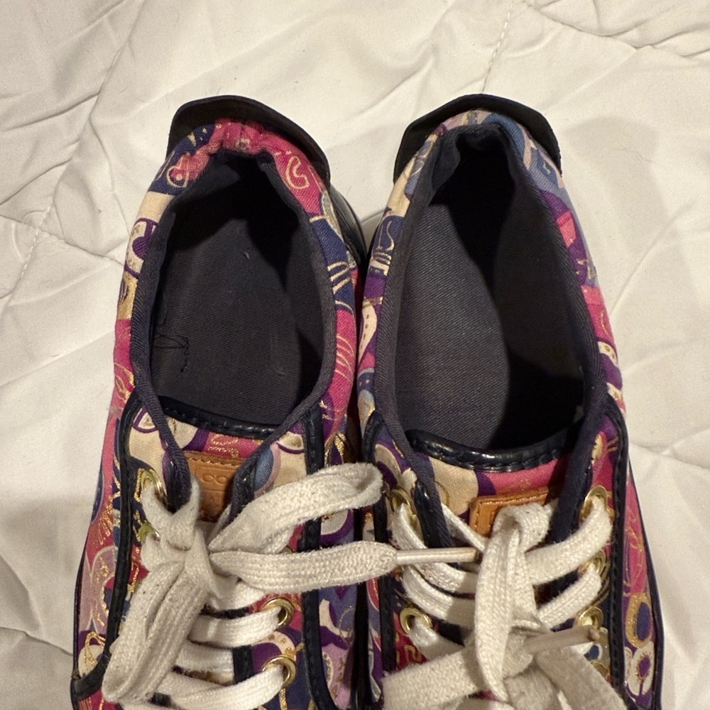 Coach Barrett Sneakers SZ 7/8 - Picture 7 of 11